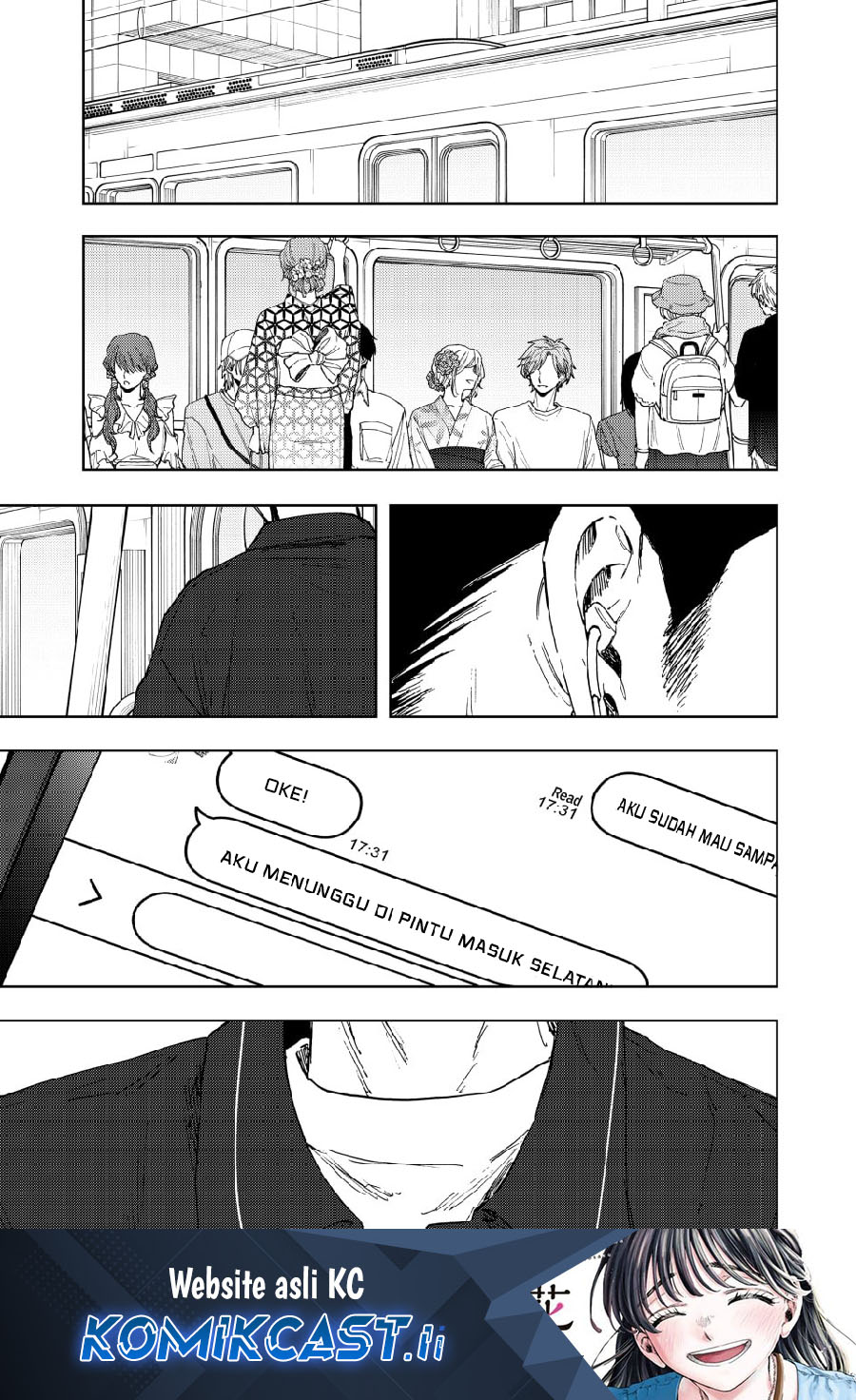Komik Kaoru Hana wa Rin to Saku Chapter 157 gambar 1