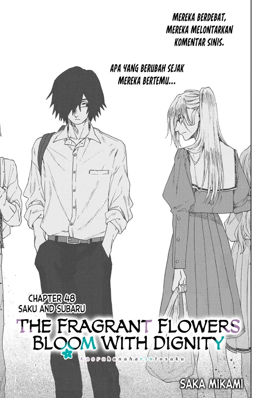 Manga Kaoru Hana wa Rin to Saku Chapter 48 gambar 2
