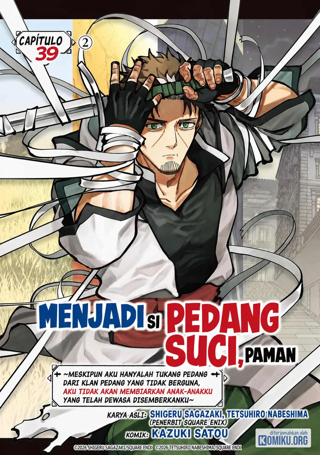 Komik Katainaka no Ossan, Kensei ni Naru ~tada no inaka no kenjutsu shihan datta no ni, taisei shita deshi-tachi ga ore wo hottekurenai ken~ Chapter 39.2 gambar 1