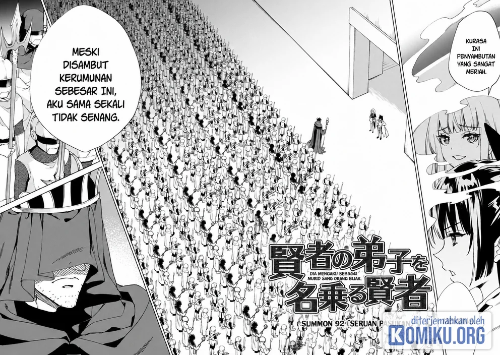 Manga Kenja No Deshi Wo Nanoru Kenja Chapter 92 gambar 2