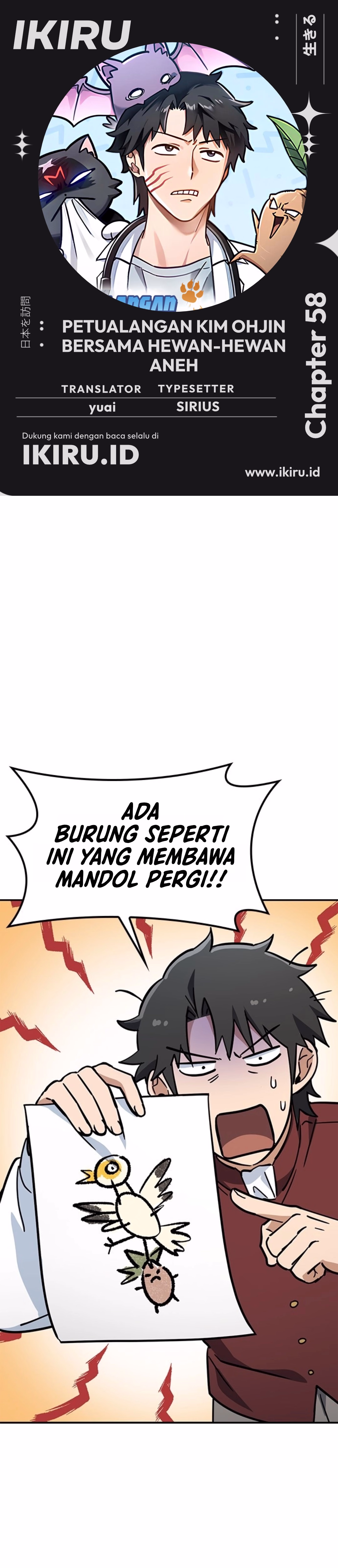 Komik Kim Ohjin’s Adventures With Strange Animals Chapter 58 gambar 1