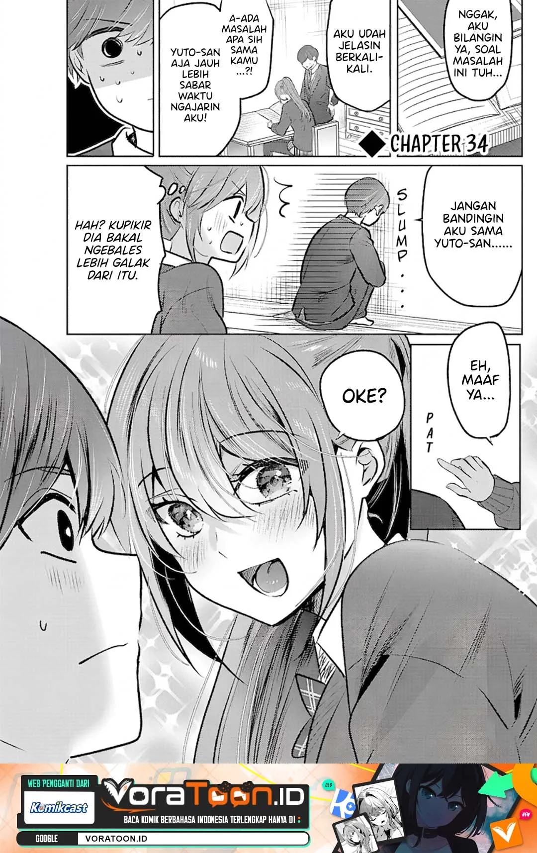 Manga Kimi ni Koisuru Sanshimai Chapter 34 gambar 2