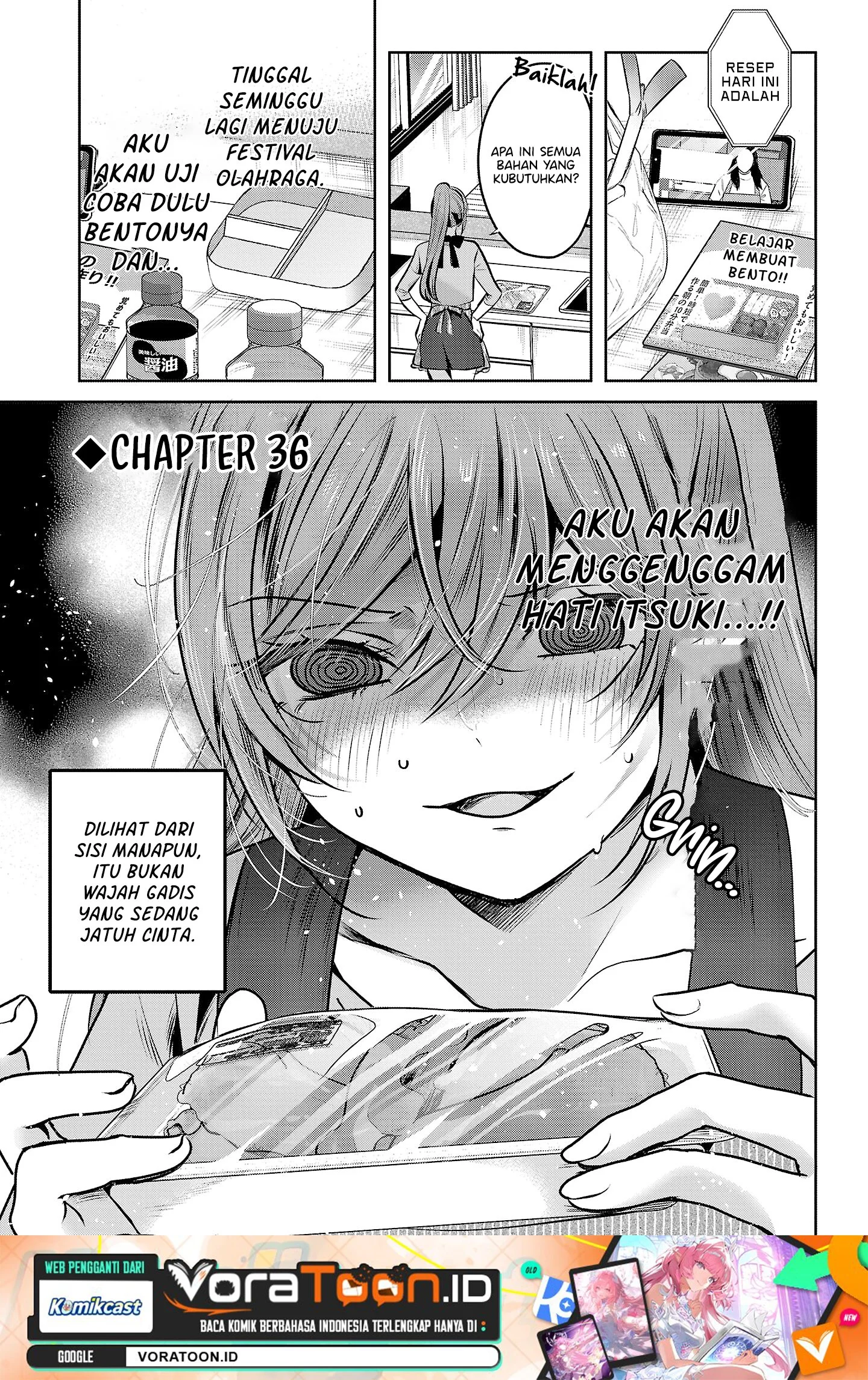 Manga Kimi ni Koisuru Sanshimai Chapter 36 gambar 2