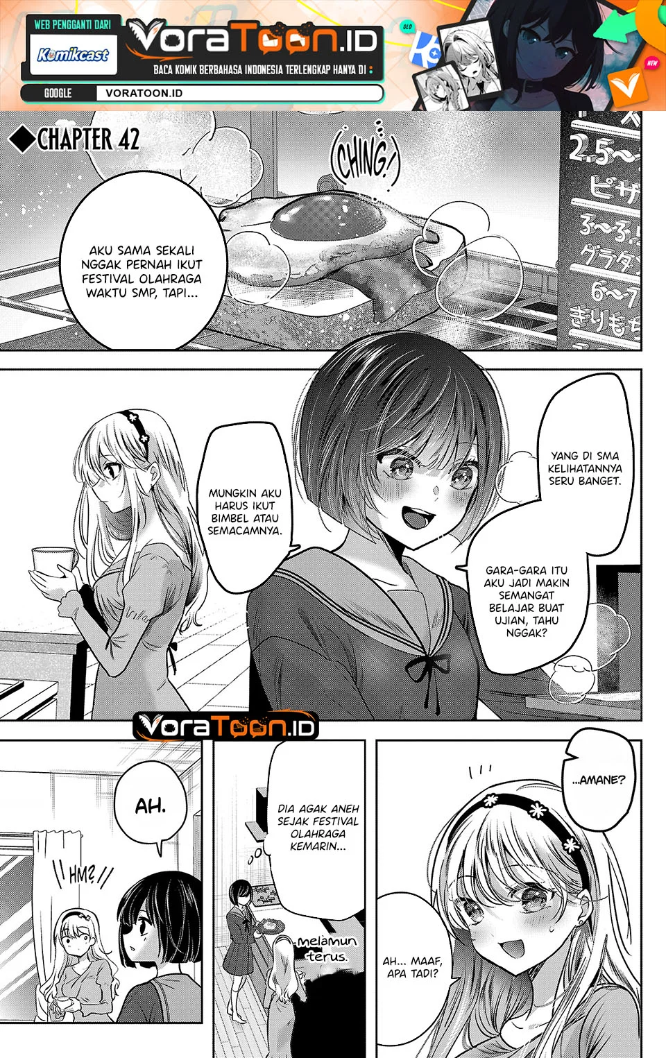 Manga Kimi ni Koisuru Sanshimai Chapter 42 gambar 2