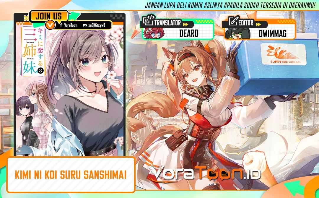 Komik Kimi ni Koisuru Sanshimai Chapter 50 gambar 1