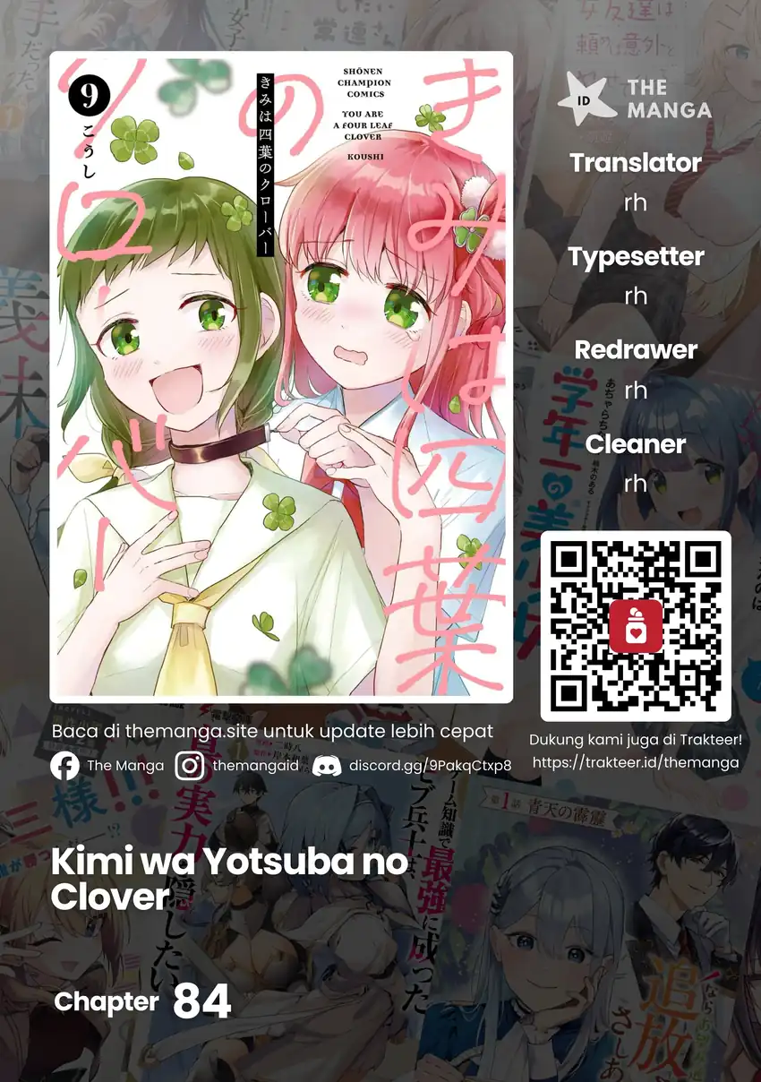 Komik Kimi wa Yotsuba no Clover Chapter 84 gambar 1