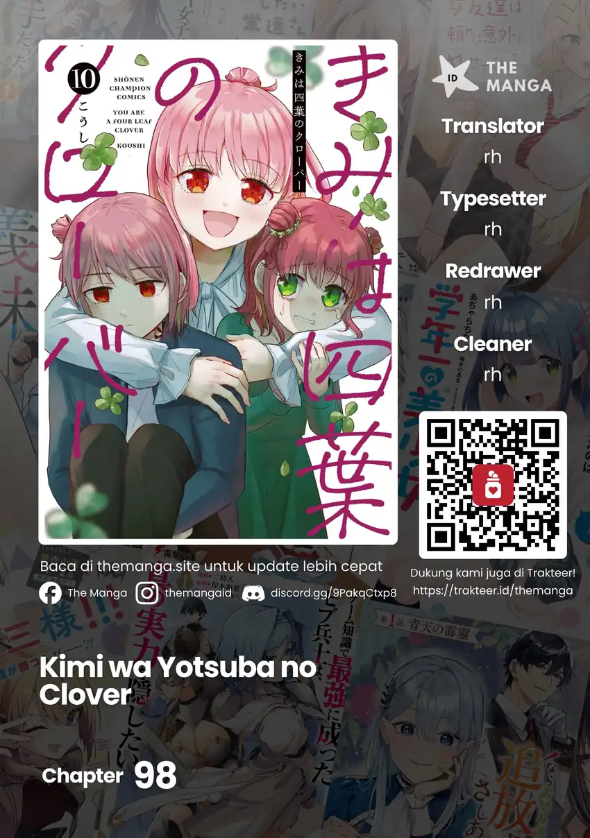 Komik Kimi wa Yotsuba no Clover Chapter 98 gambar 1