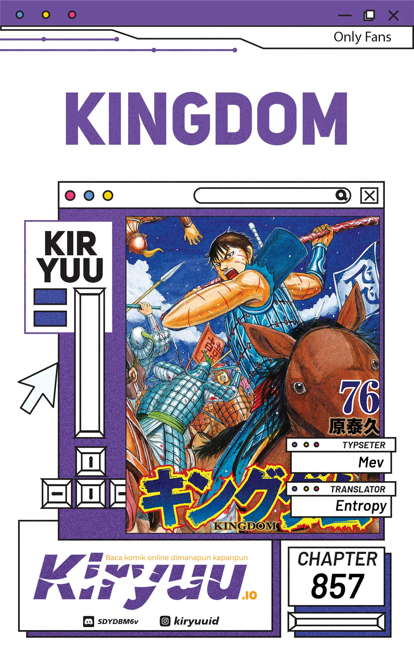 Komik Kingdom Chapter 857 gambar 1
