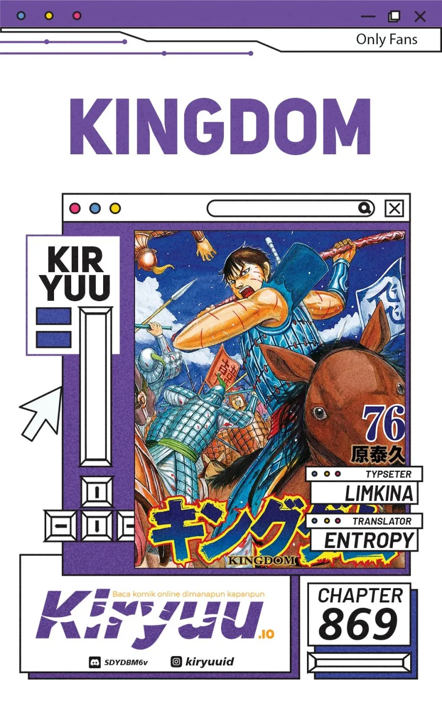 Komik Kingdom Chapter 869 gambar 1