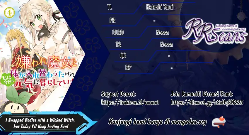 Komik Kiraware Majo to Karada ga Irekawatta Keredo, Watashi wa Kyou mo Genki ni Kurashiteimasu! Chapter 12 gambar 1