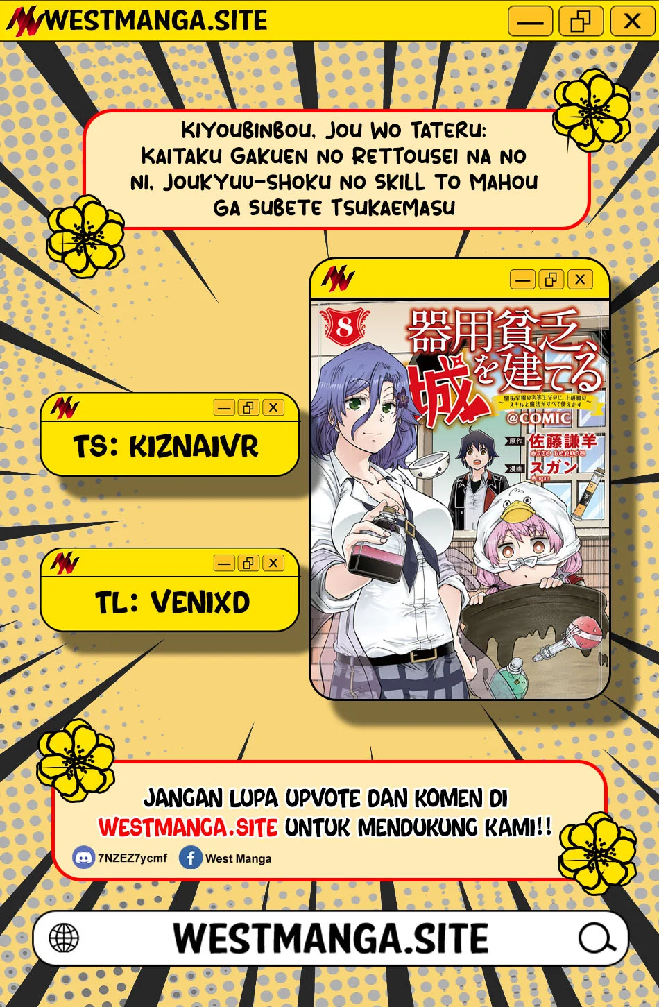 Komik Kiyoubinbou, Jou wo Tateru – Kaitaku Gakuen no Rettousei na no ni, Joukyuu-shoku no Skill to Mahou ga Subete Tsukaemasu Chapter 20 gambar 1