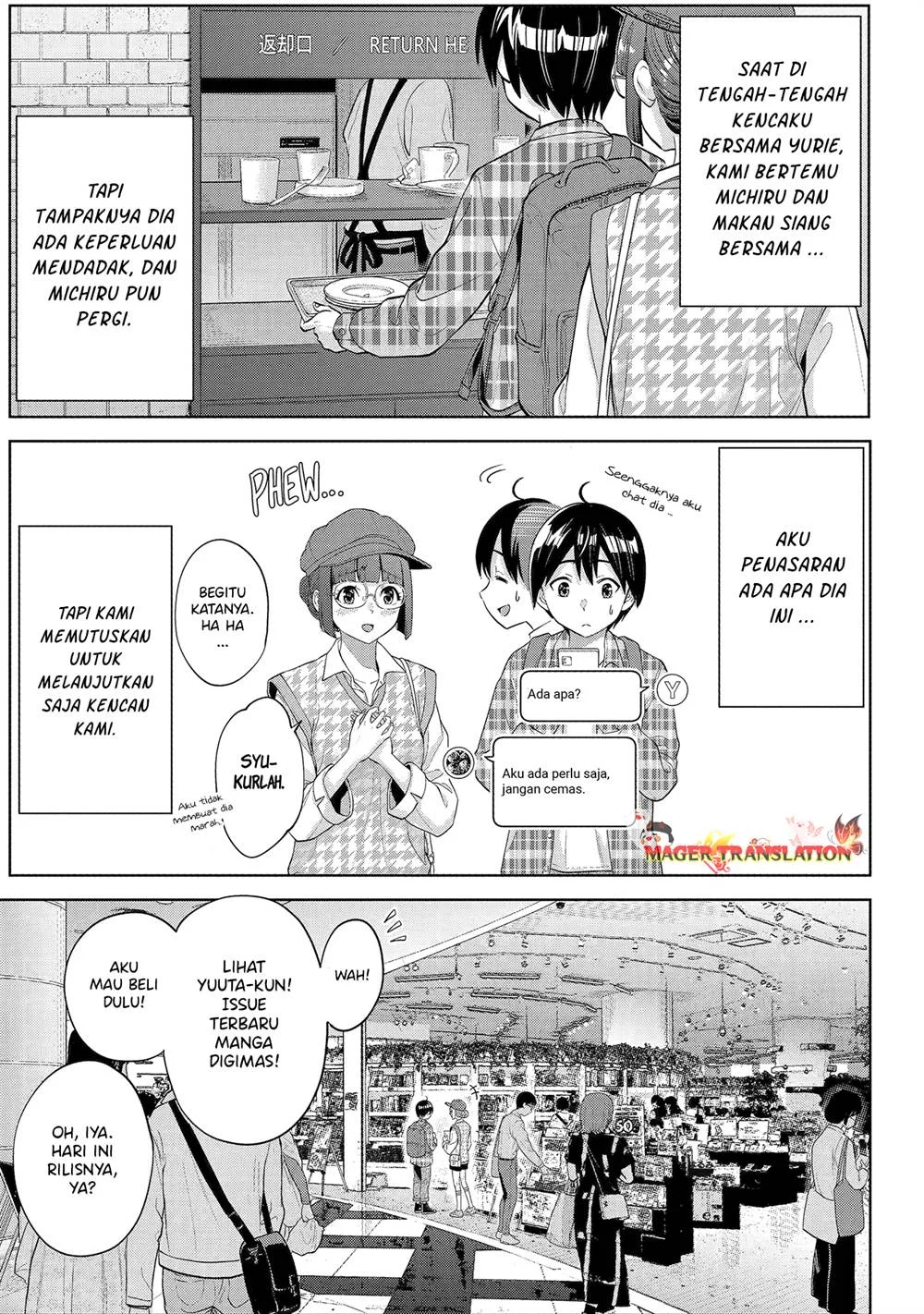 Manga Koukousei WEB Sakka no Mote Seikatsu “Anta ga Kami Sakka na Wakenai desho” to Boku wo Futta Osananajimi ga Koukaishiteru kedo Mou Osoi Chapter 12 gambar 2