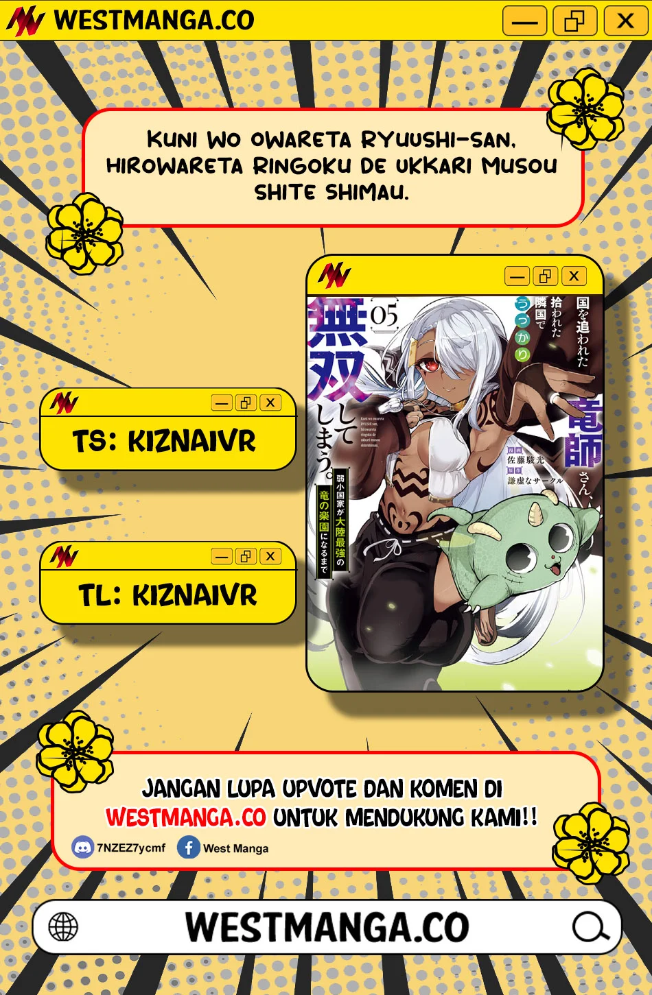 Komik Kuni wo Owareta Ryuushi-san, Hirowareta Ringoku de Ukkari Musou shite Shimau Chapter 28.2 gambar 1
