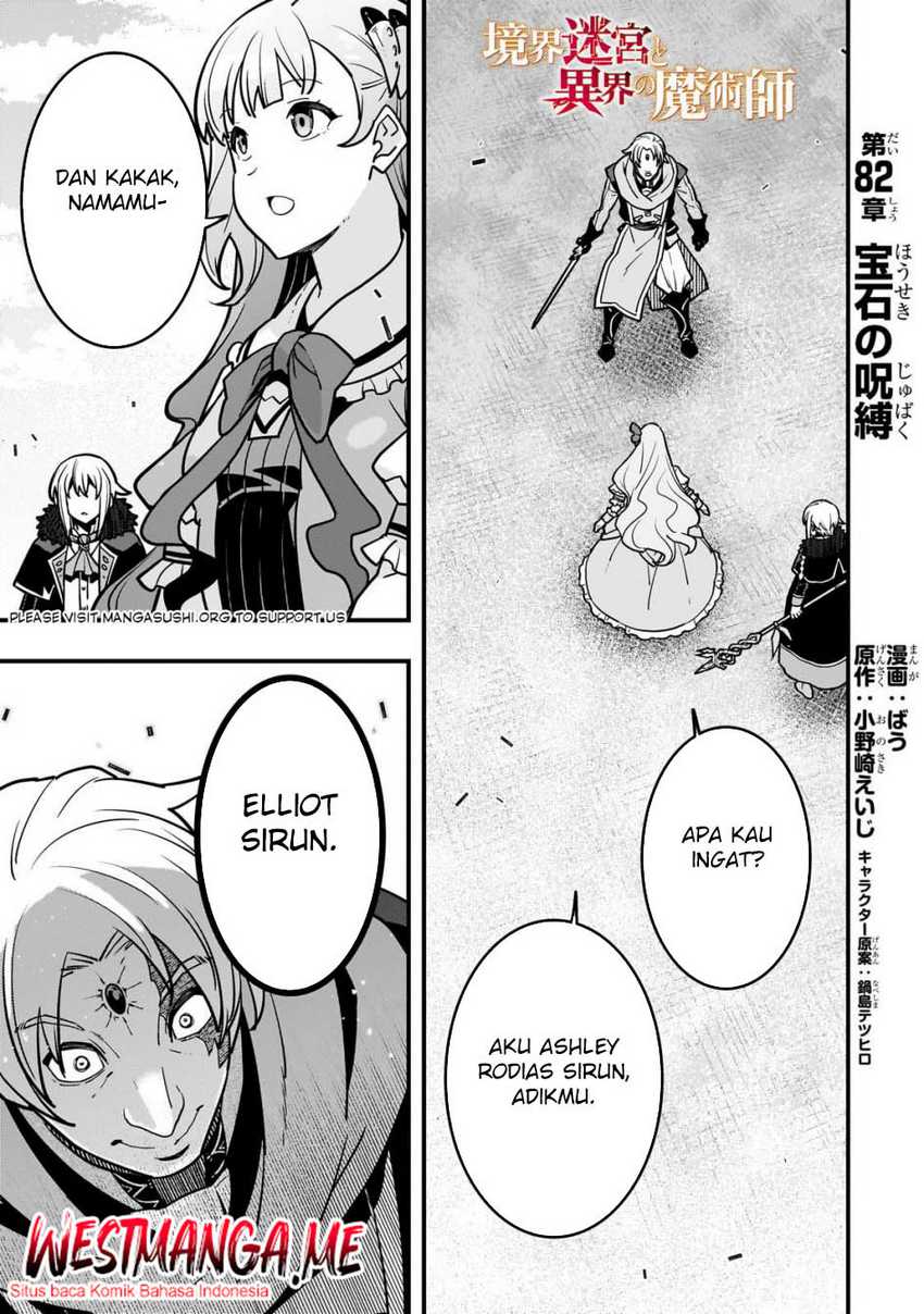 Manga Kyoukai Meikyuu to Ikai no Majutsushi Chapter 82 gambar 2