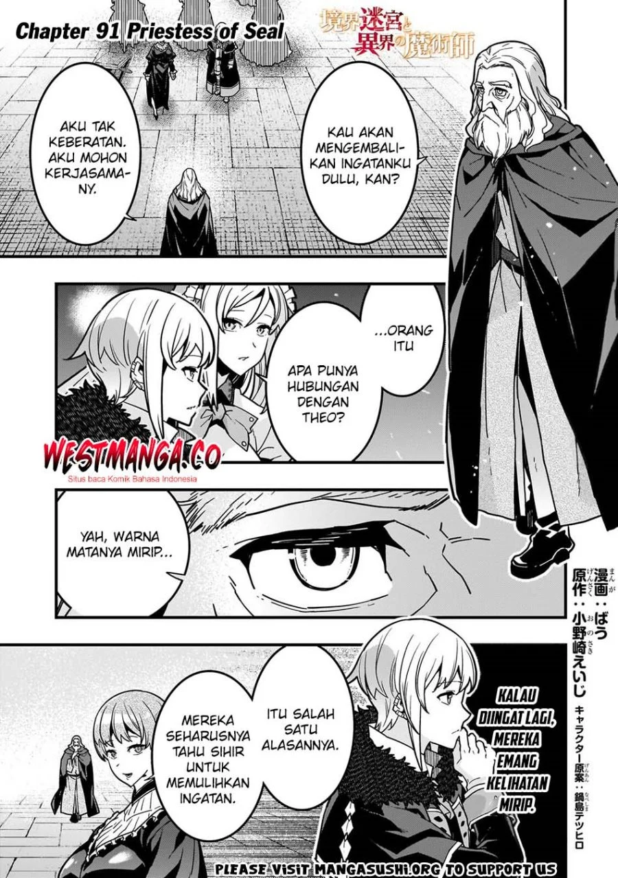 Manga Kyoukai Meikyuu to Ikai no Majutsushi Chapter 91 gambar 2