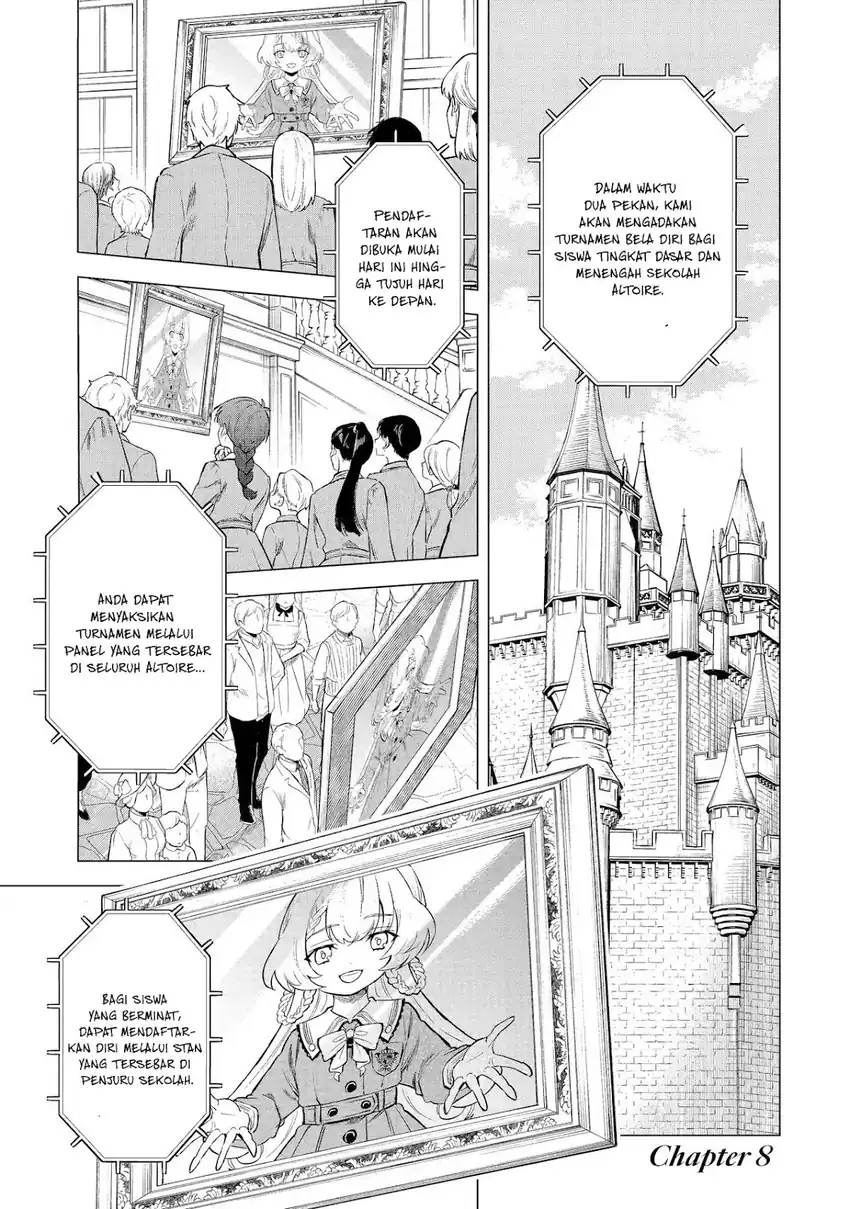 Manga Kyouran Reijou Nia Liston – Byoujaku Reijou ni Tensei shita Kamigoroshi no Bujin no Karei Naru Musouroku Chapter 8 gambar 2