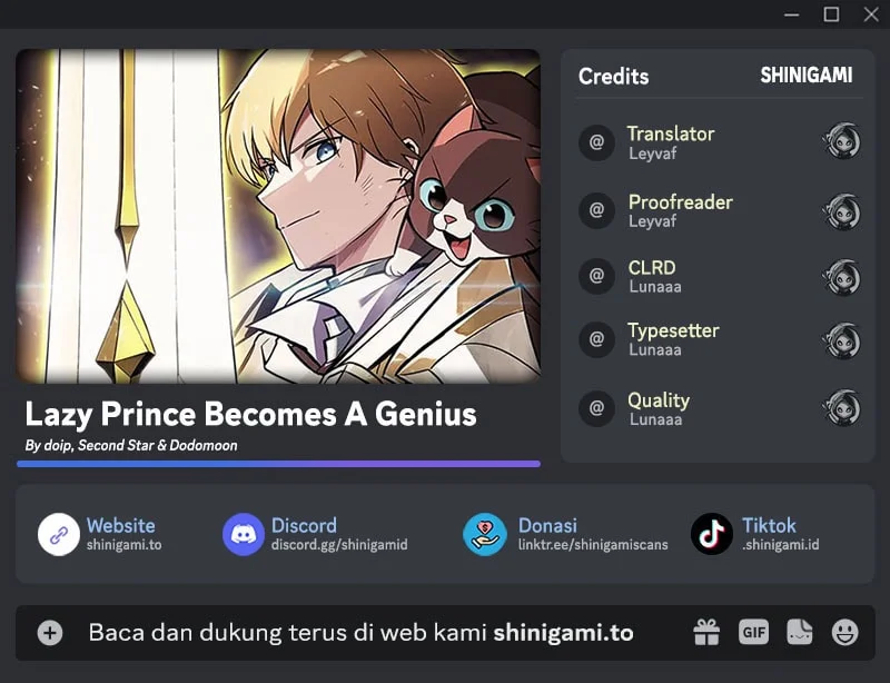 Komik Lazy Prince Becomes a Genius Chapter 139 gambar 1