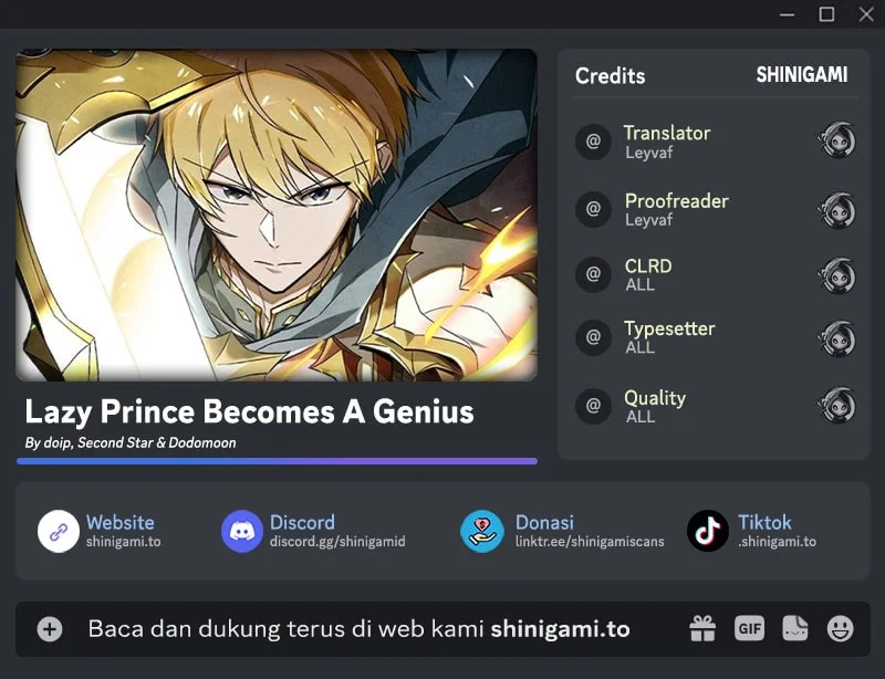 Komik Lazy Prince Becomes a Genius Chapter 156 gambar 1