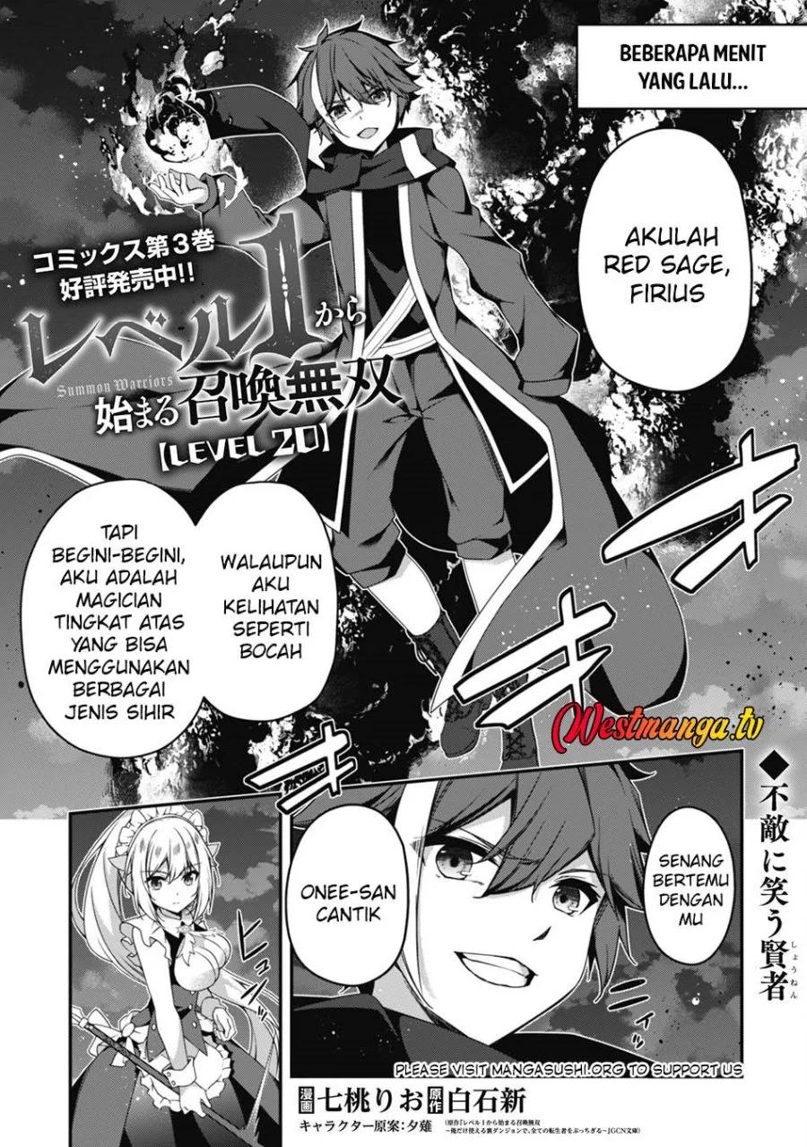 Manga Level 1 kara Hajimaru Shoukan Musou Chapter 20 gambar 2