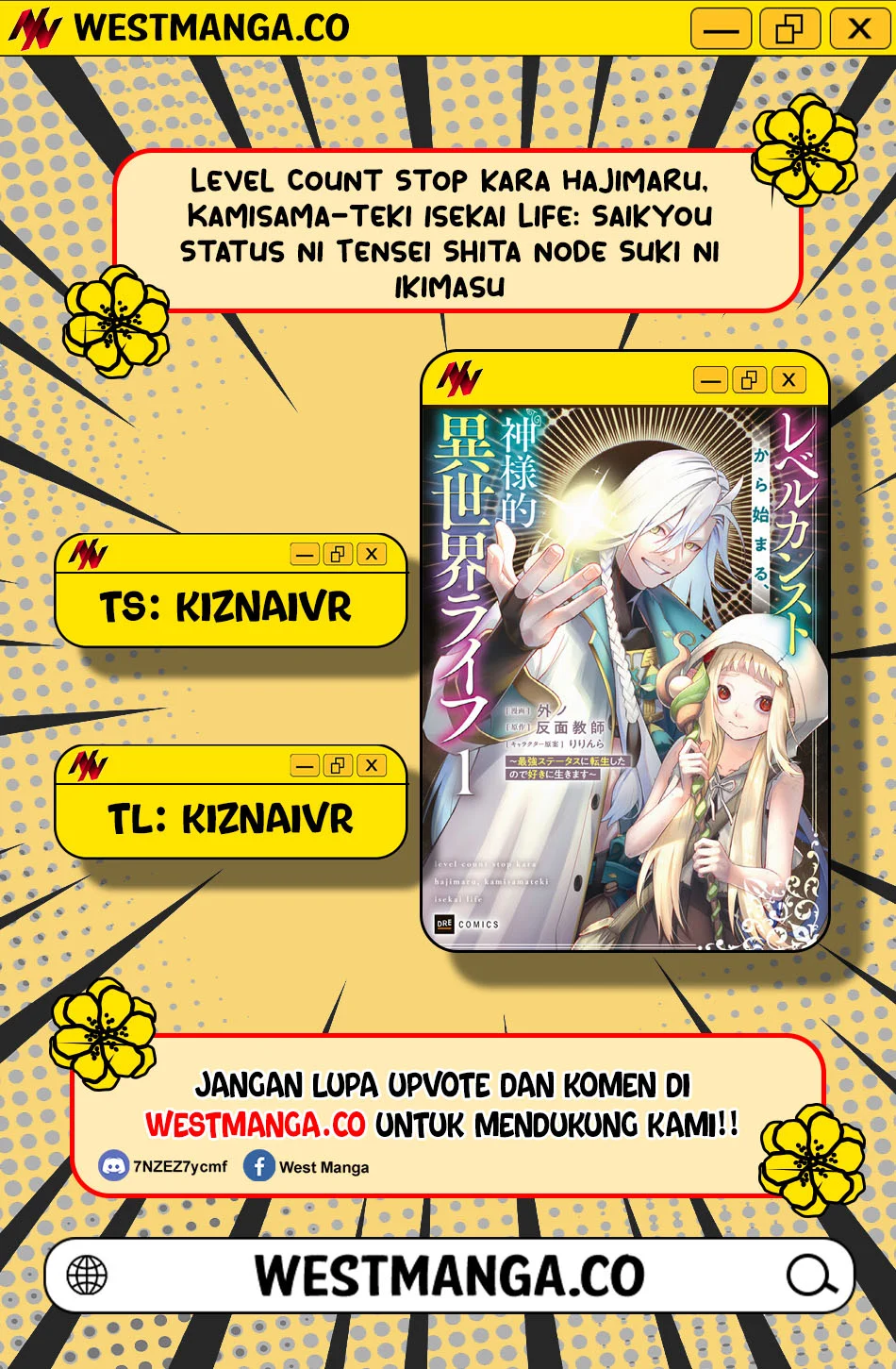 Komik Level Count Stop kara Hajimaru, Kamisama-teki Isekai Life: Saikyou Status ni Tensei Shita node Suki ni Ikimasu Chapter 4 gambar 1