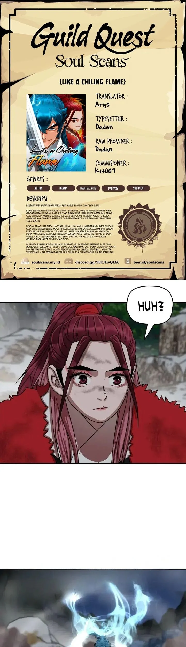 Komik Like a Chilling Flame Chapter 22 gambar 1