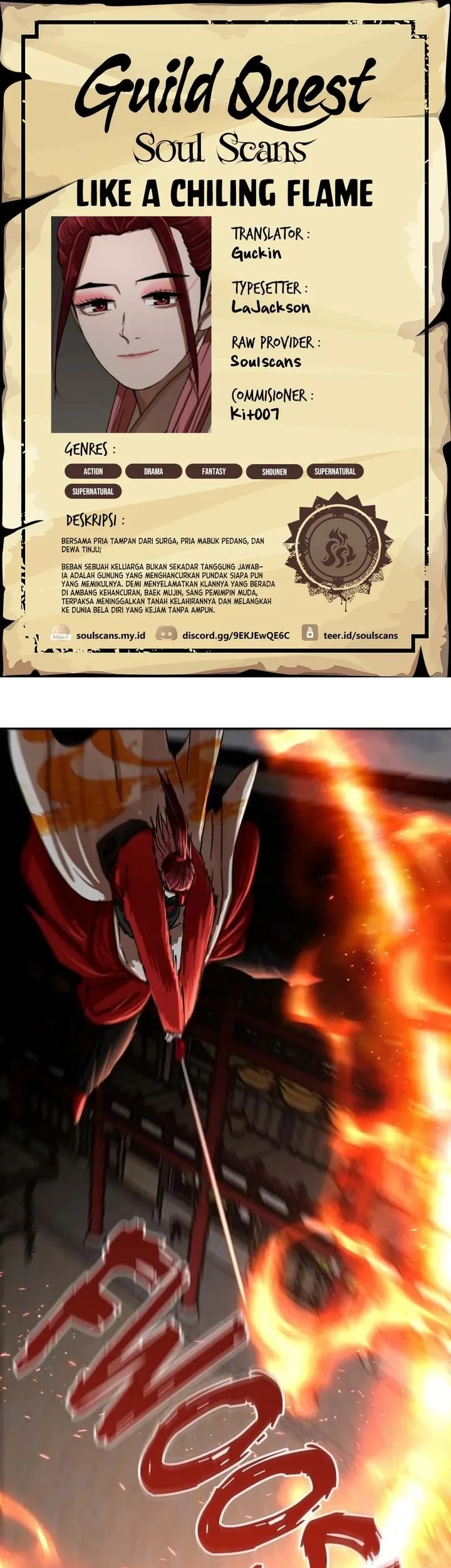 Komik Like a Chilling Flame Chapter 25 gambar 1