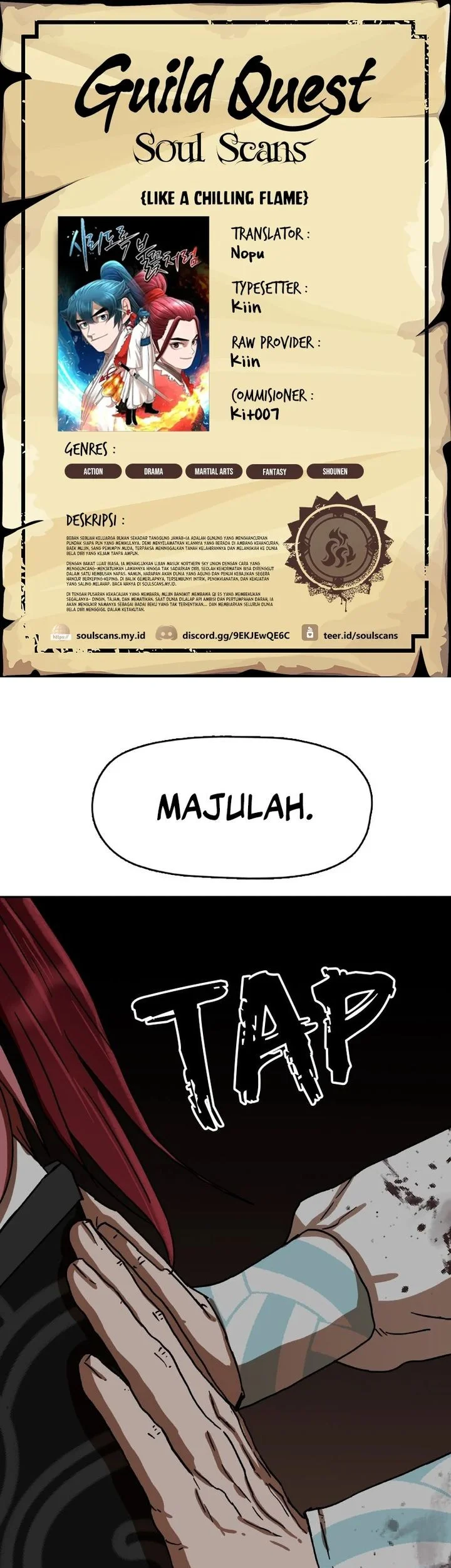Komik Like a Chilling Flame Chapter 27 gambar 1