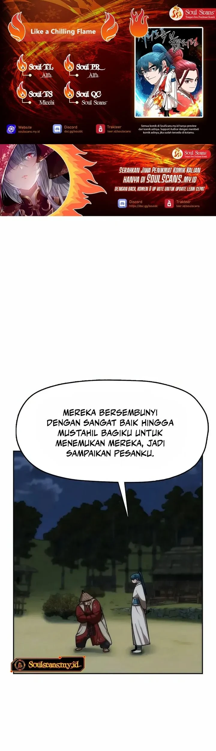 Komik Like a Chilling Flame Chapter 77 gambar 1