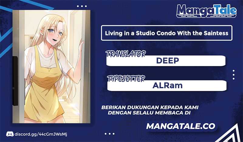 Komik Living in a Studio Condo With the Saintess Chapter 1 gambar 1