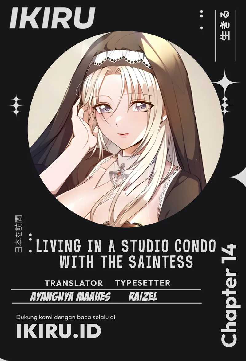 Komik Living in a Studio Condo With the Saintess Chapter 14 gambar 1