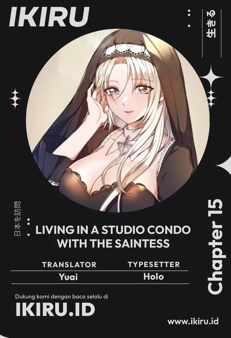 Komik Living in a Studio Condo With the Saintess Chapter 15 gambar 1