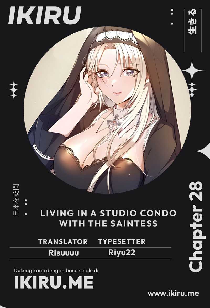 Komik Living in a Studio Condo With the Saintess Chapter 28 gambar 1