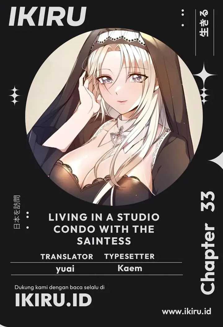Komik Living in a Studio Condo With the Saintess Chapter 33 gambar 1