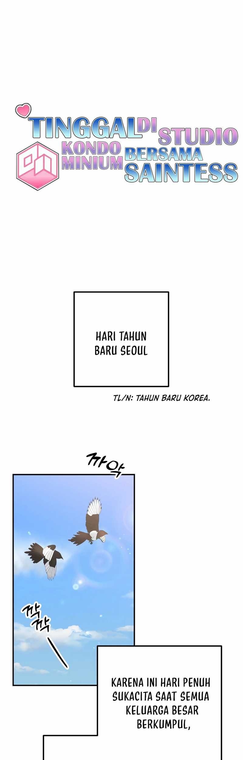 Manhwa Living in a Studio Condo With the Saintess Chapter 41 gambar 2