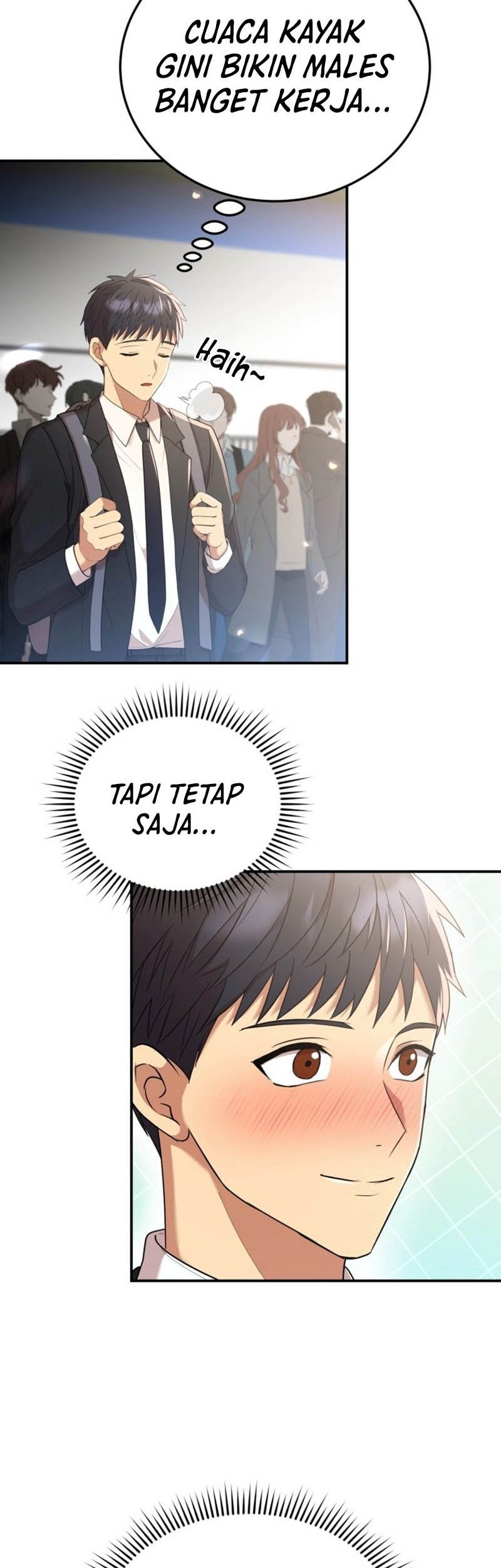 Manhwa Living in a Studio Condo With the Saintess Chapter 8 gambar 2