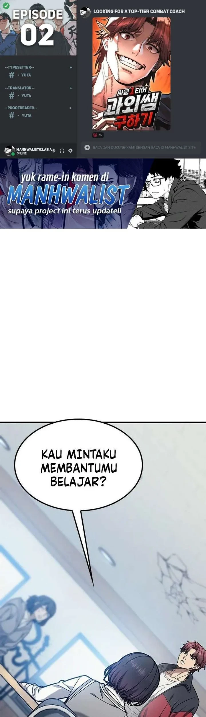 Komik Looking for a Top-Tier Combat Coach Chapter 2 gambar 1