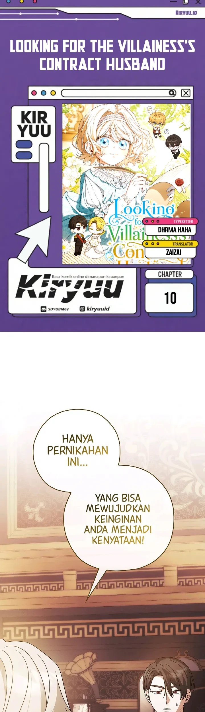 Komik Looking for the Villainess’s Contract Husband Chapter 10 gambar 1
