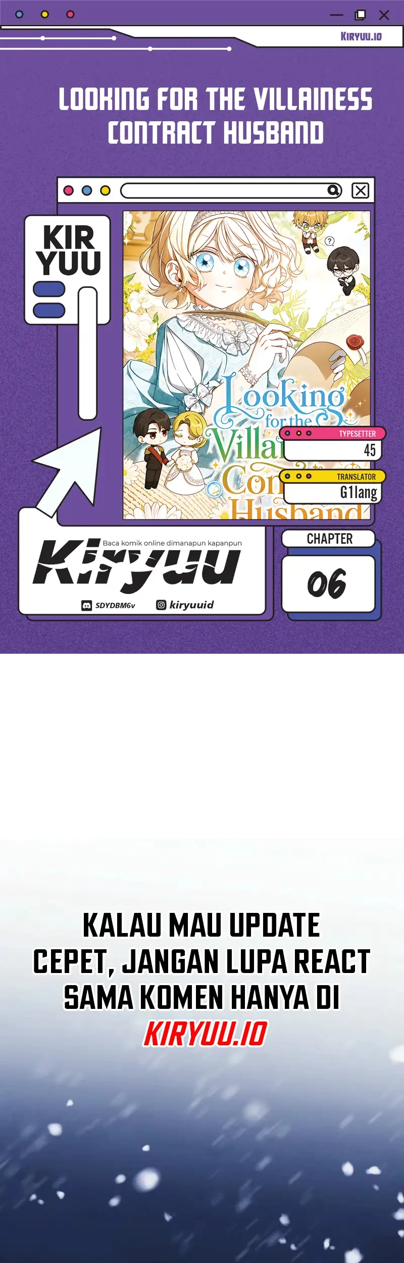 Komik Looking for the Villainess’s Contract Husband Chapter 6 gambar 1