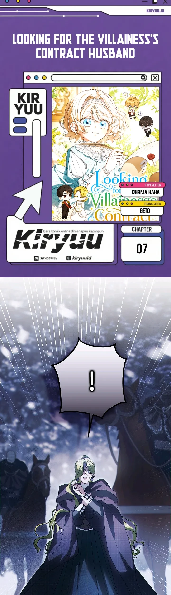 Komik Looking for the Villainess’s Contract Husband Chapter 7 gambar 1