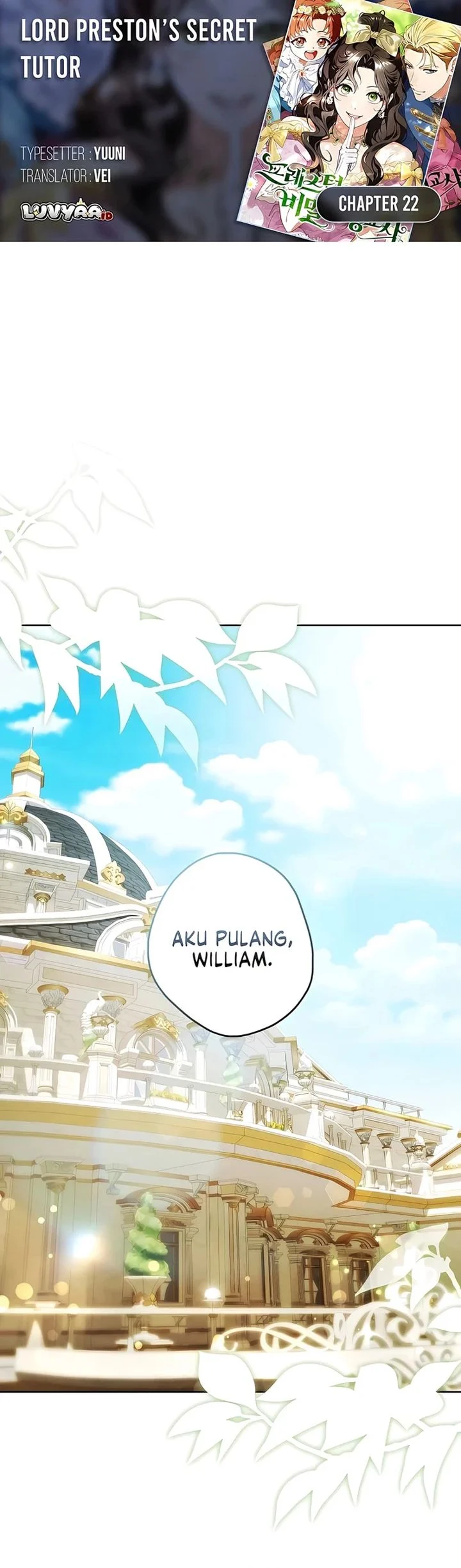 Komik Lord Preston’s Secret Tutor Chapter 22 gambar 1
