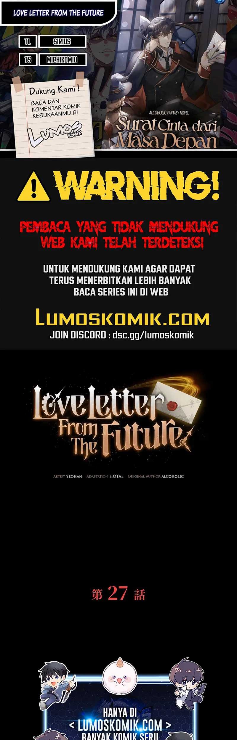 Komik Love Letter From The Future Chapter 27 gambar 1