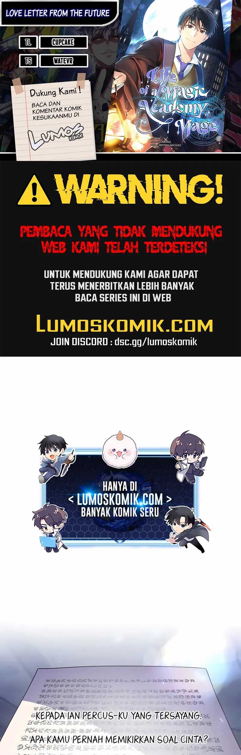 Komik Love Letter From The Future Chapter 31 gambar 1