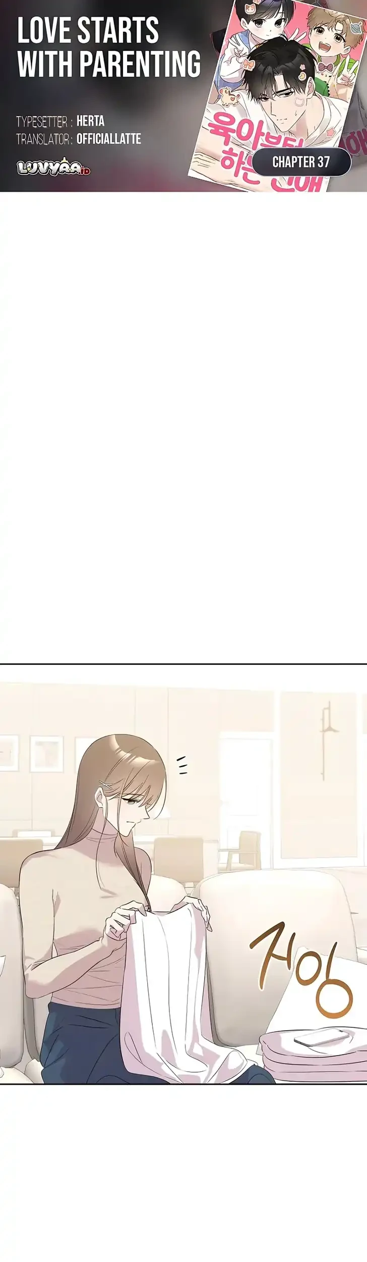 Komik Love Starts with Parenting Chapter 37 gambar 1