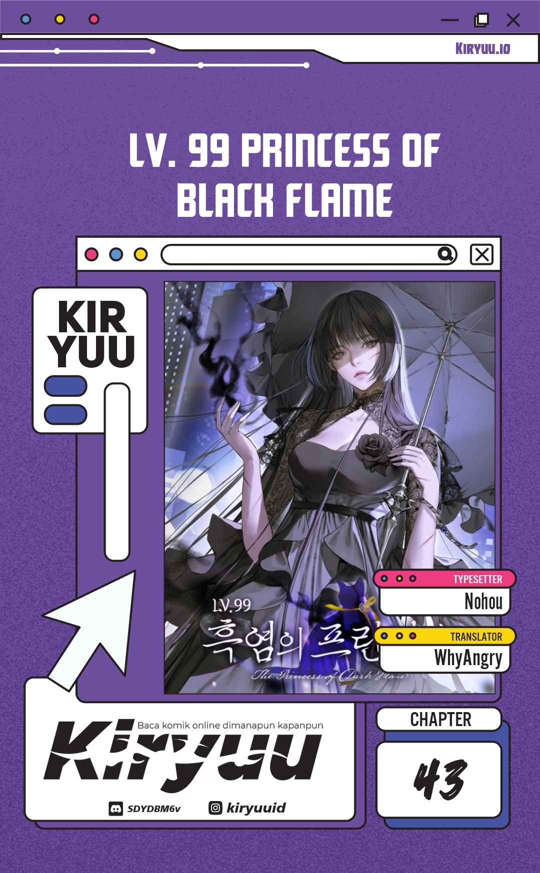 Manhwa Lv. 99 Princess of Black Flame Chapter 43 gambar 2