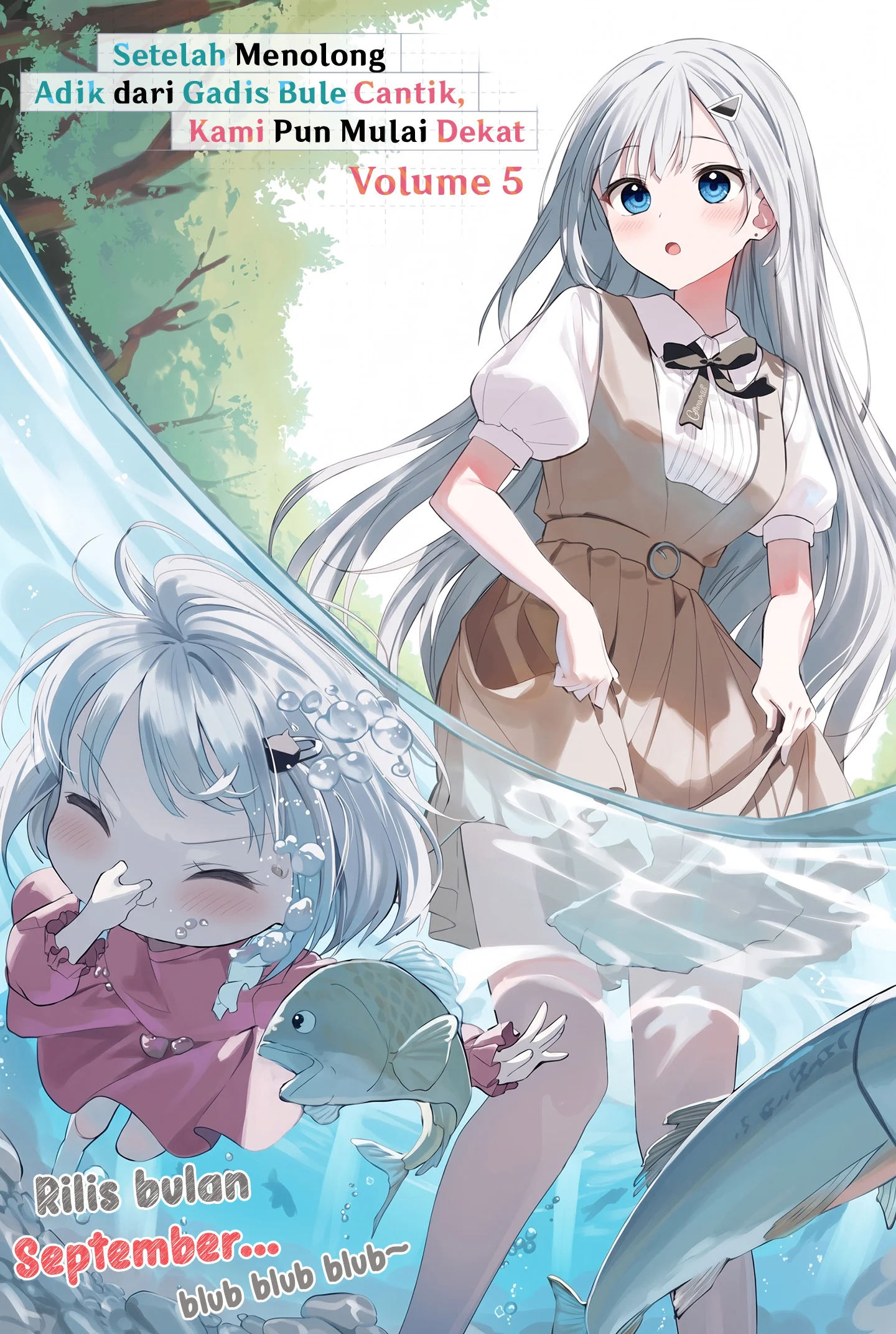 Komik Maigo ni Natteita Youjo o Tasuketara, Otonari ni Sumu Bishoujo Ryuugakusei ga Ie ni Asobi ni Kuru You ni Natta Ken ni Tsuite Chapter 33.5 gambar 1