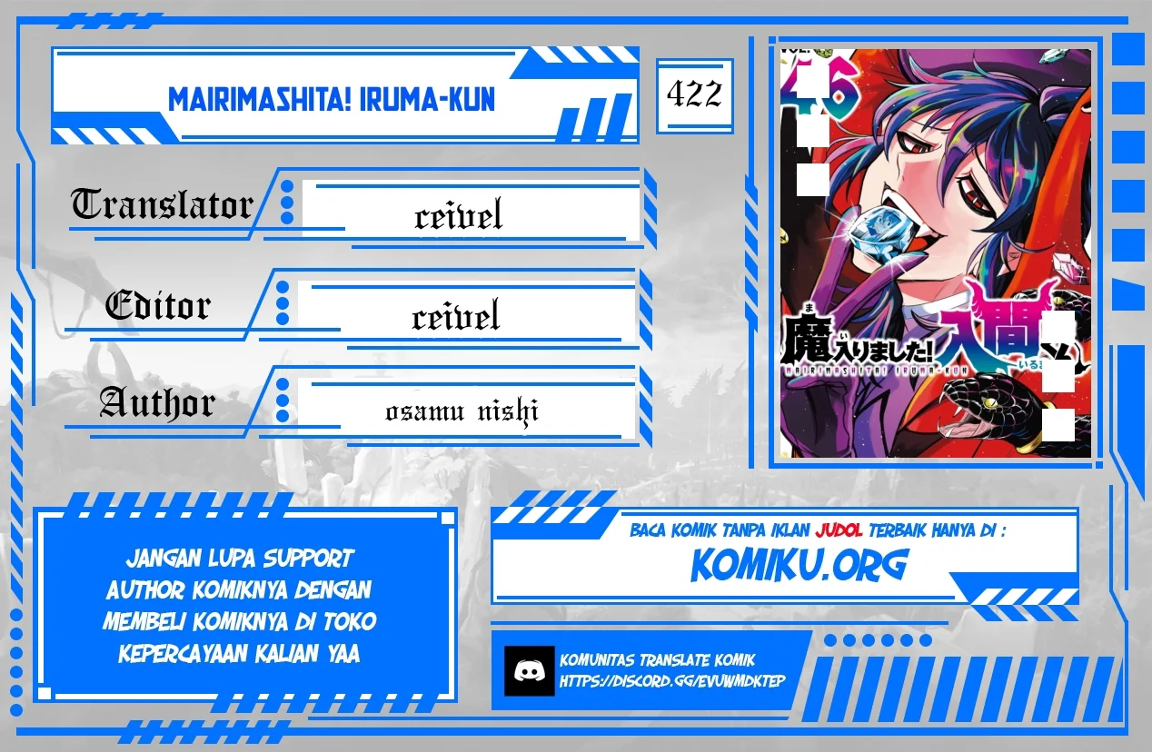 Komik Mairimashita! Iruma-kun Chapter 422 gambar 1