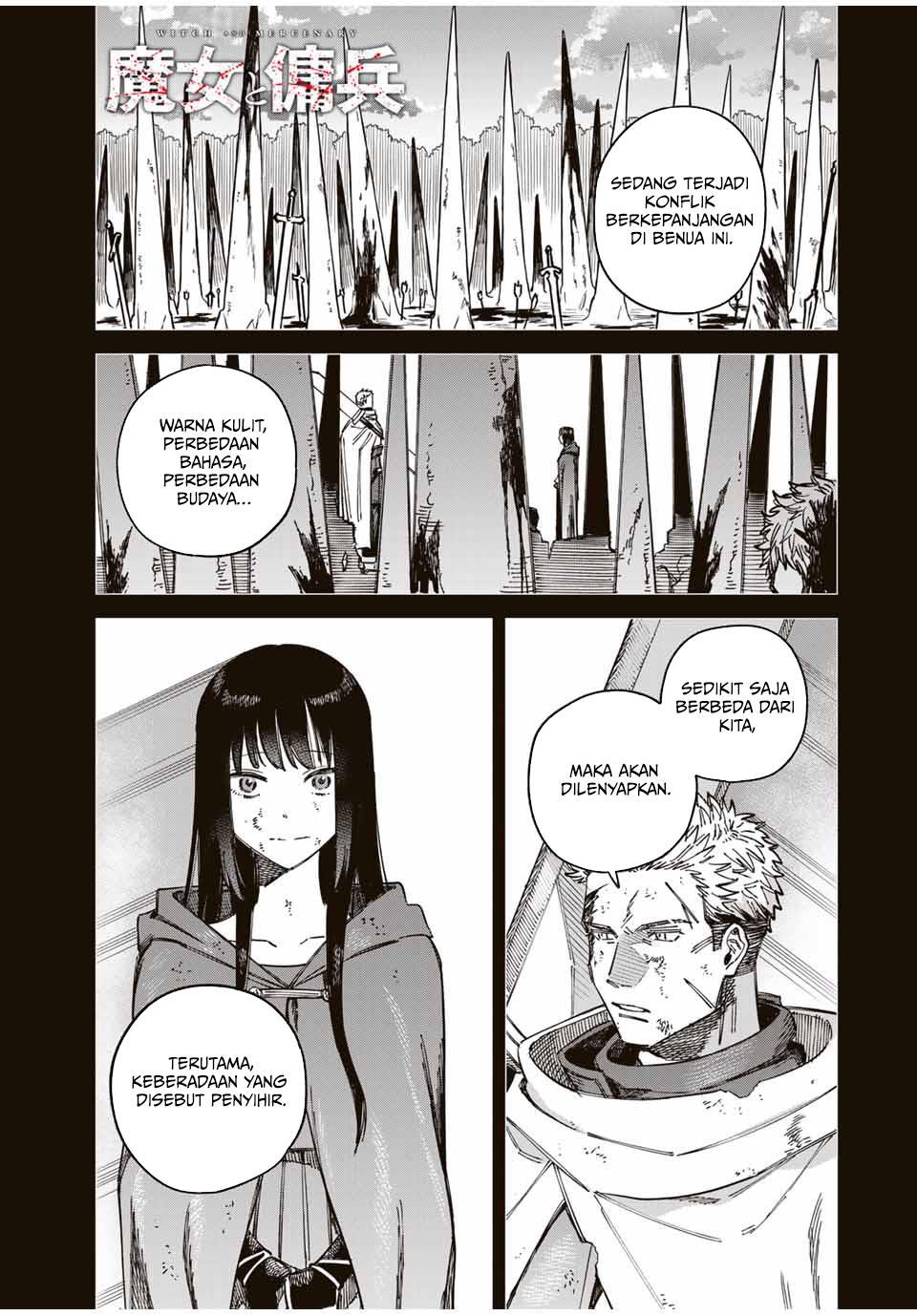 Komik Majo to Youhei (The Witch and the Mercenary) Chapter 2 gambar 1