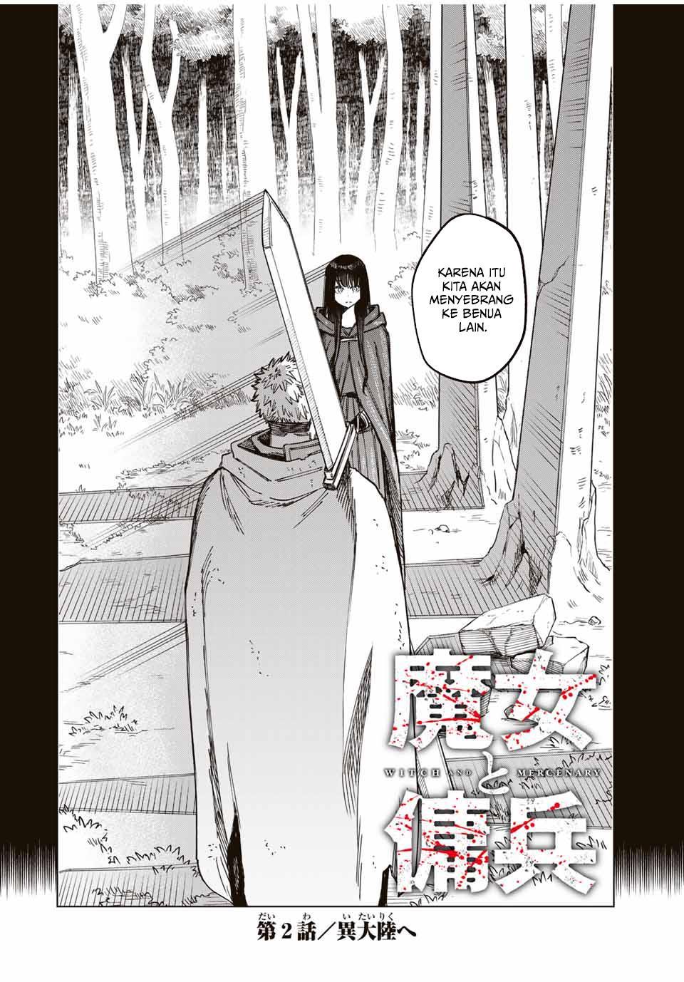 Manga Majo to Youhei (The Witch and the Mercenary) Chapter 2 gambar 2