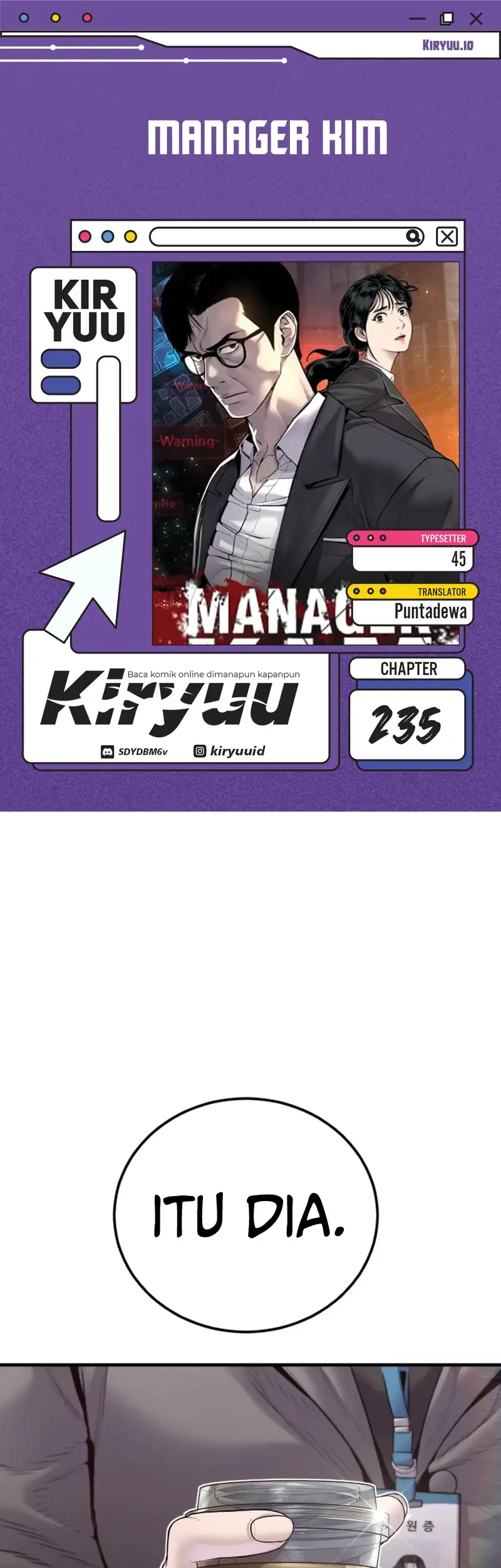 Komik Manager Kim Chapter 235 gambar 1