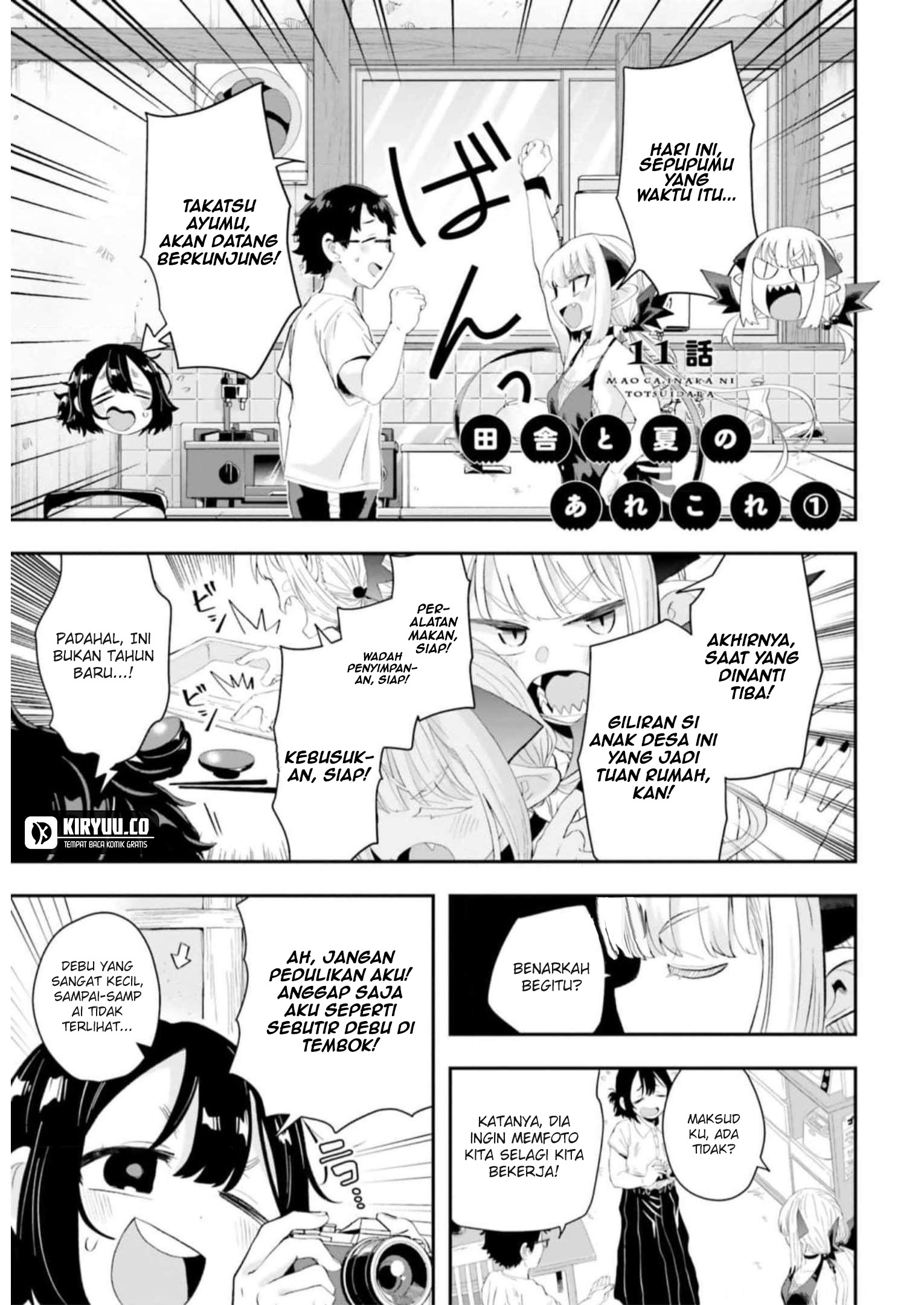 Komik Maou ga Inaka ni Totsuidara Chapter 11 gambar 1